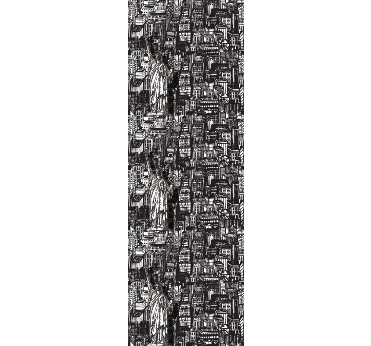 自由法令 拼贴 纽约 壁纸 - TenStickers