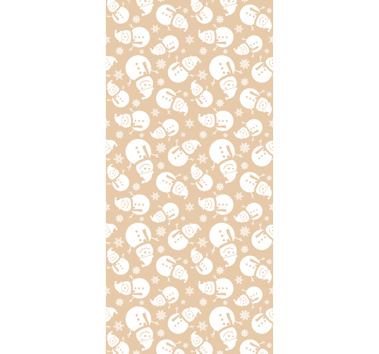 墙纸性能 雪花图案 - TenStickers