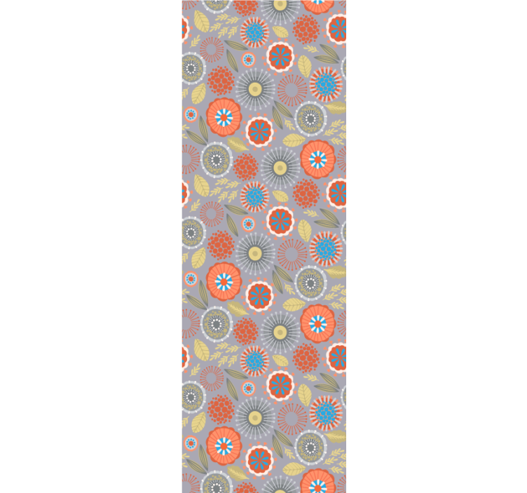 墙纸花卉 花爆裂 - TenStickers