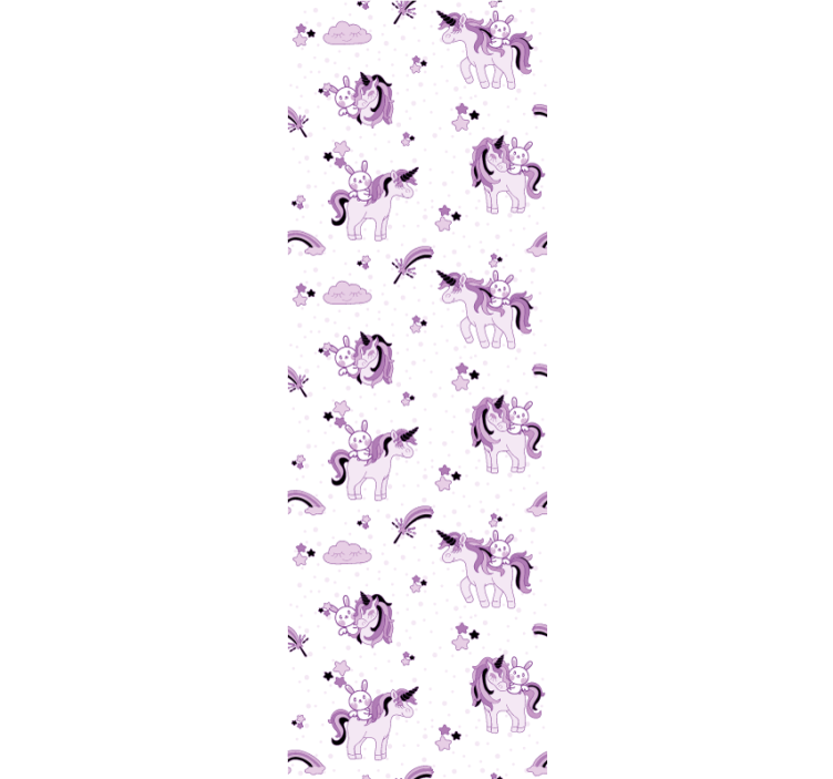 儿童壁纸 独角兽幻想场景 - TenStickers