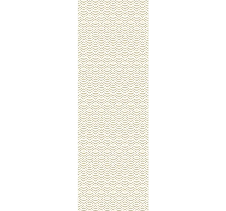 墙纸装饰 几何波浪纹 - TenStickers