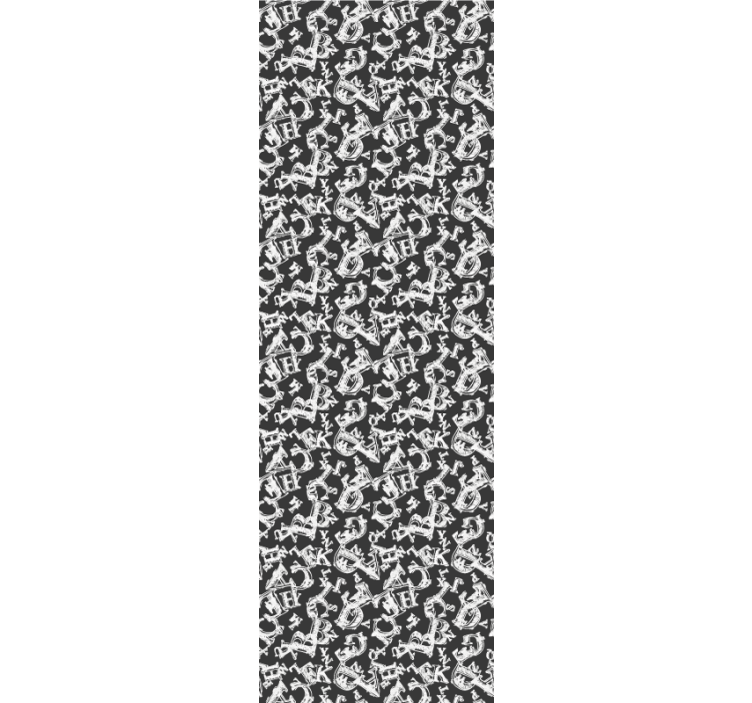 墙纸装饰 华丽的锚重复 - TenStickers