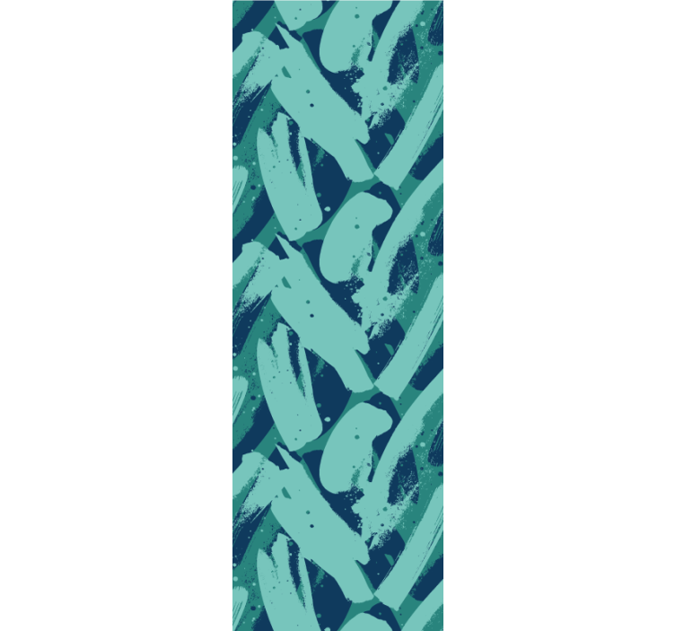 墙纸抽象 抽象笔触图案 - TenStickers