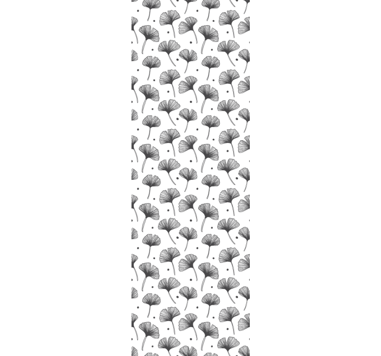 墙纸树叶 银杏图案 - TenStickers