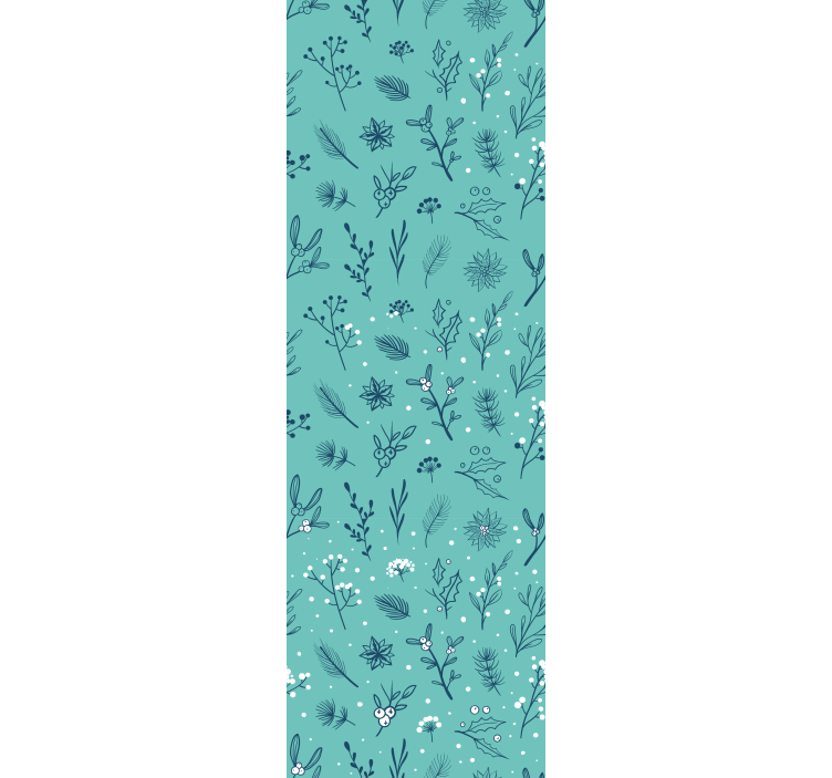 墙纸 圣诞 主题 节日植物 - TenStickers