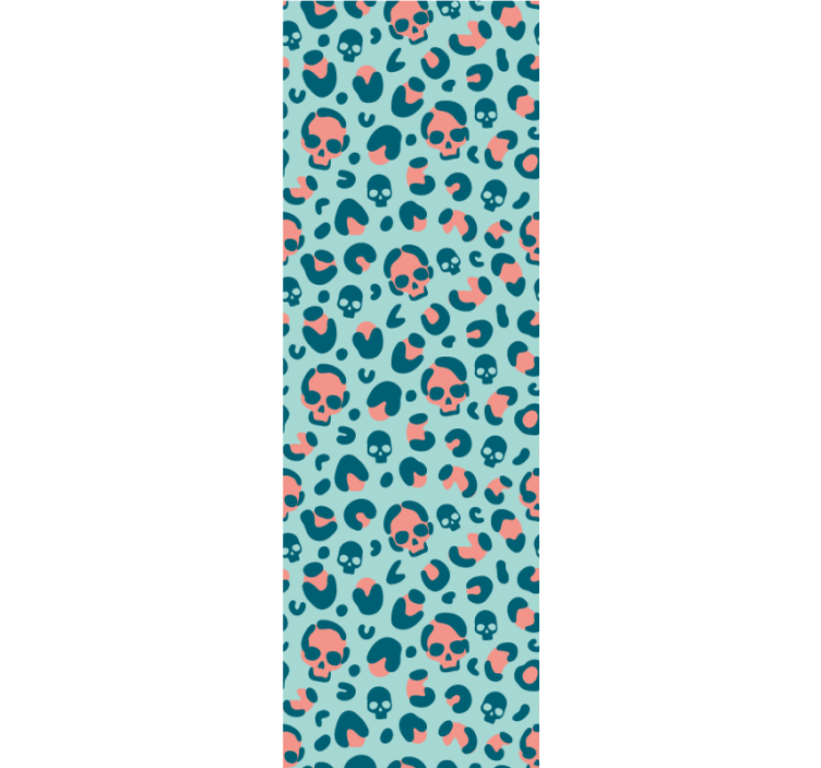 墙纸万圣节 骷髅图案 - TenStickers