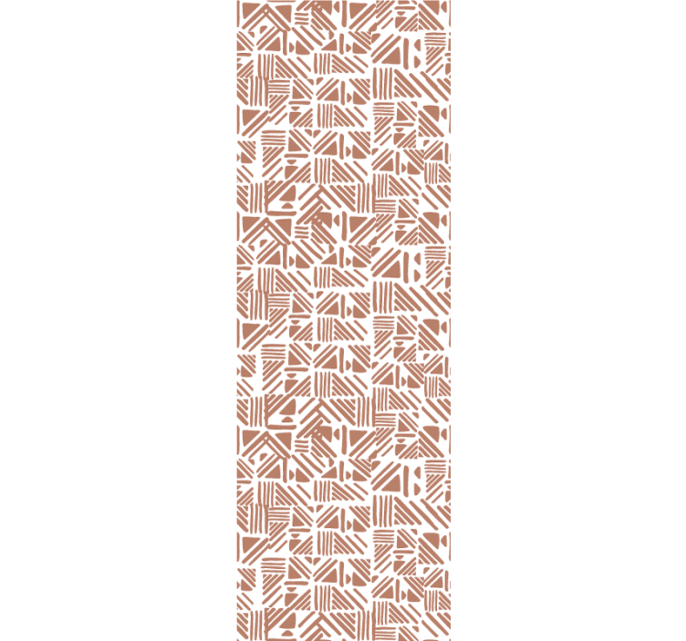 几何墙纸 抽象几何图案 - TenStickers