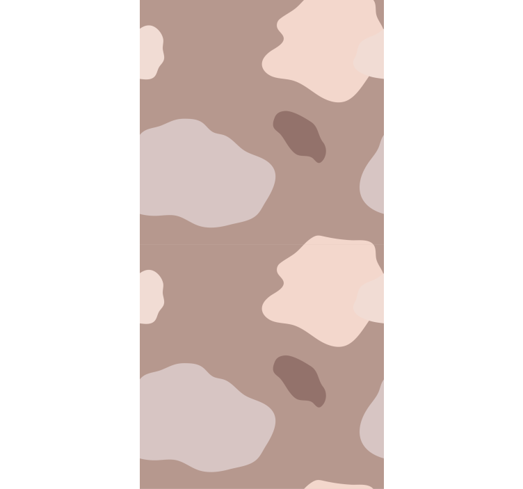 皱巴巴的纸墙纸的米色质地 - TenStickers