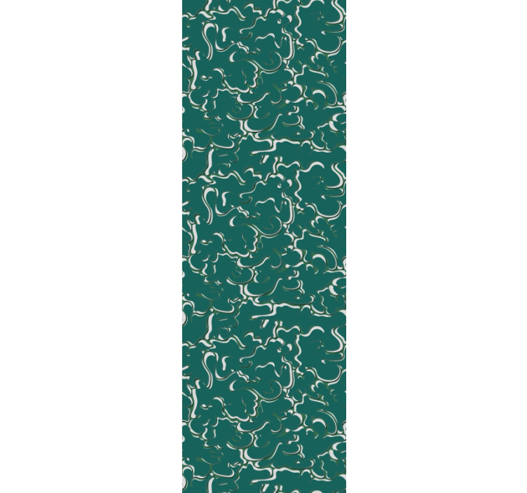 几何墙纸 抽象漩涡 - TenStickers