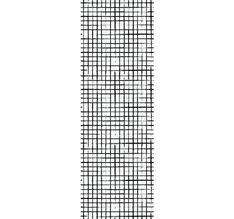 几何墙纸 网格图案 - TenStickers