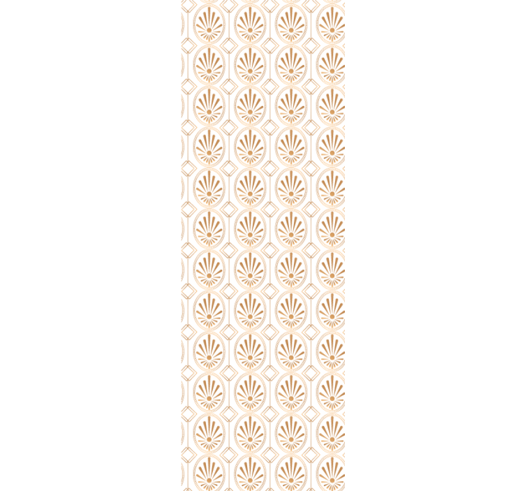 墙纸装饰 几何花卉图案 - TenStickers