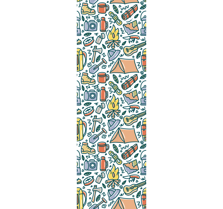 墙纸性能 露营必需品 - TenStickers