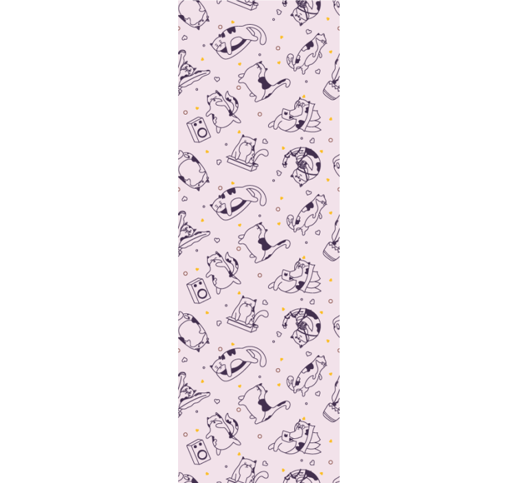 儿童壁纸 俏皮的线条艺术 - TenStickers