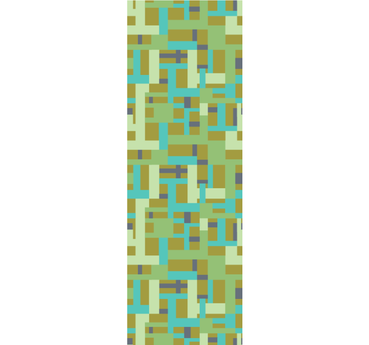 几何墙纸抽象图案设计 - TenStickers