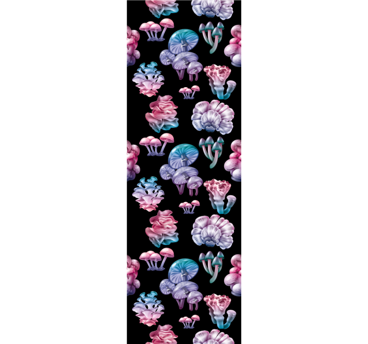 艺术墙纸 花蘑菇幻想 - TenStickers