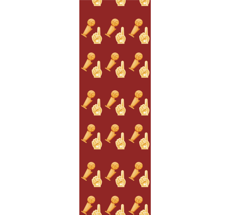 艺术墙纸 运动手势图案 - TenStickers