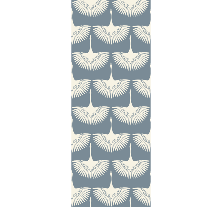 墙纸鸟类优雅飞翔的鹳鸟图案 - TenStickers