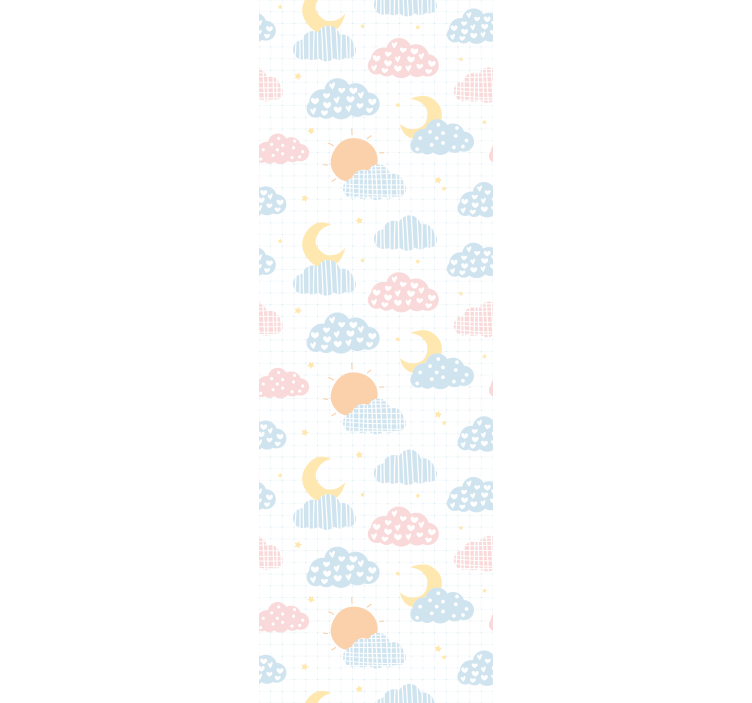 儿童壁纸云朵天空主题 - TenStickers