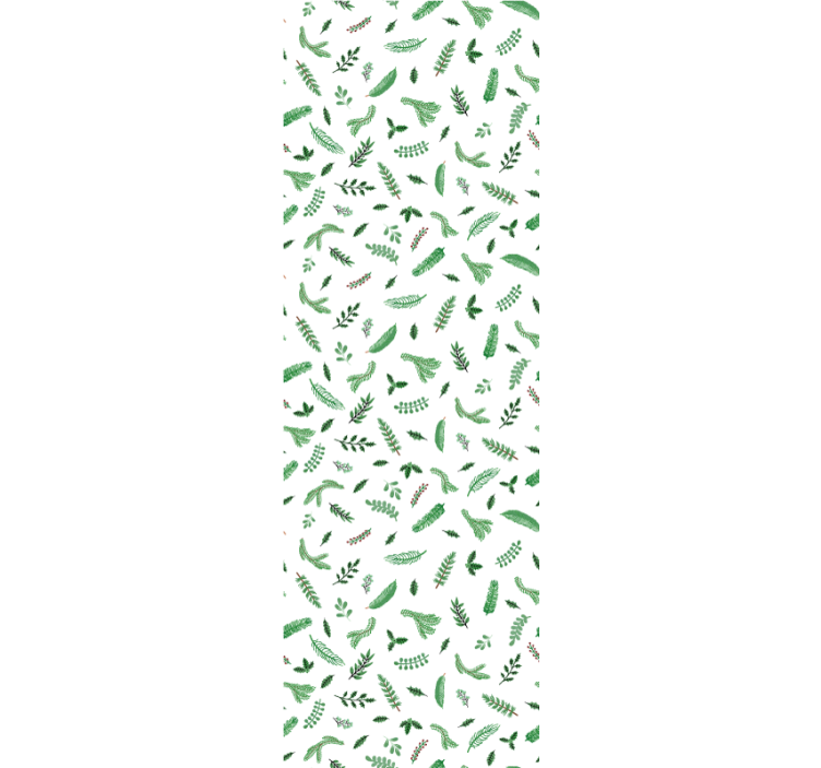 墙纸 圣诞 主题 节日叶子图案 - TenStickers