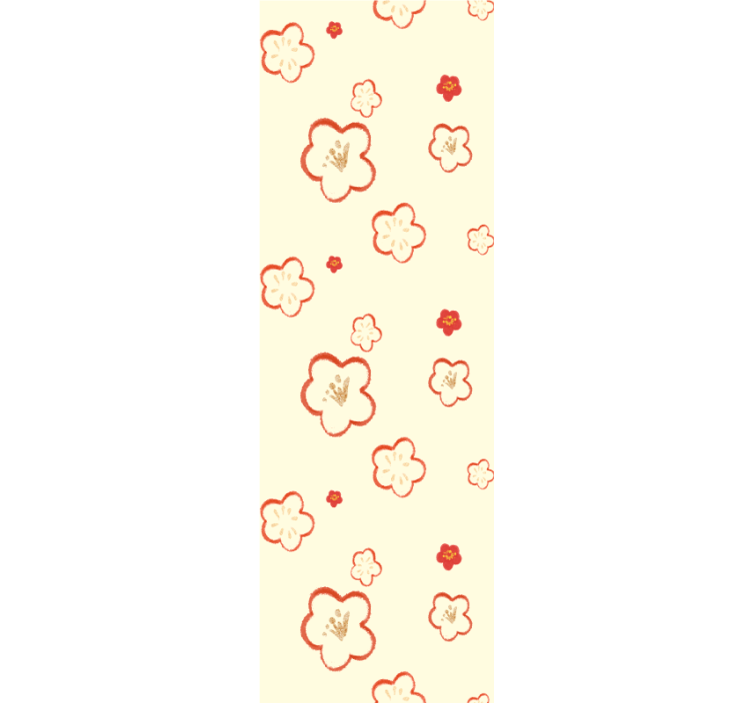 墙纸花卉精致花卉图案 - TenStickers