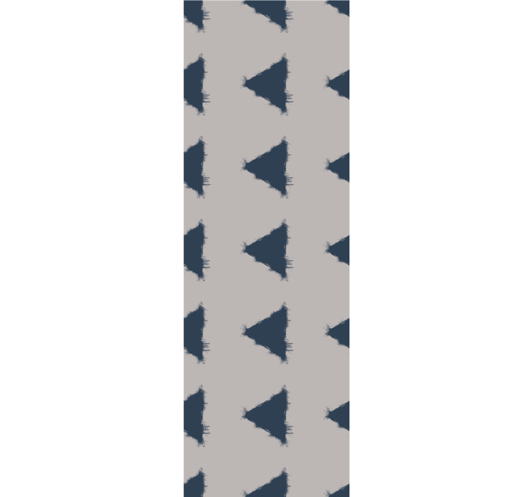 墙纸三角形现代几何图案 - TenStickers