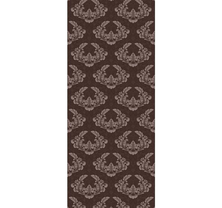 墙纸巴洛克风格经典花卉图案 - TenStickers