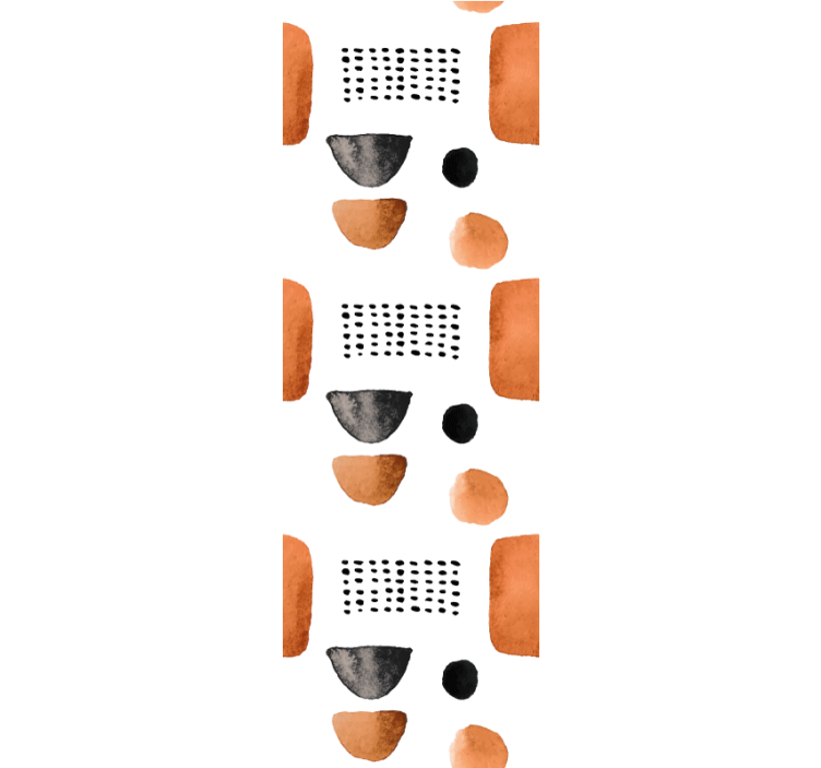 几何墙纸现代形状图案 - TenStickers