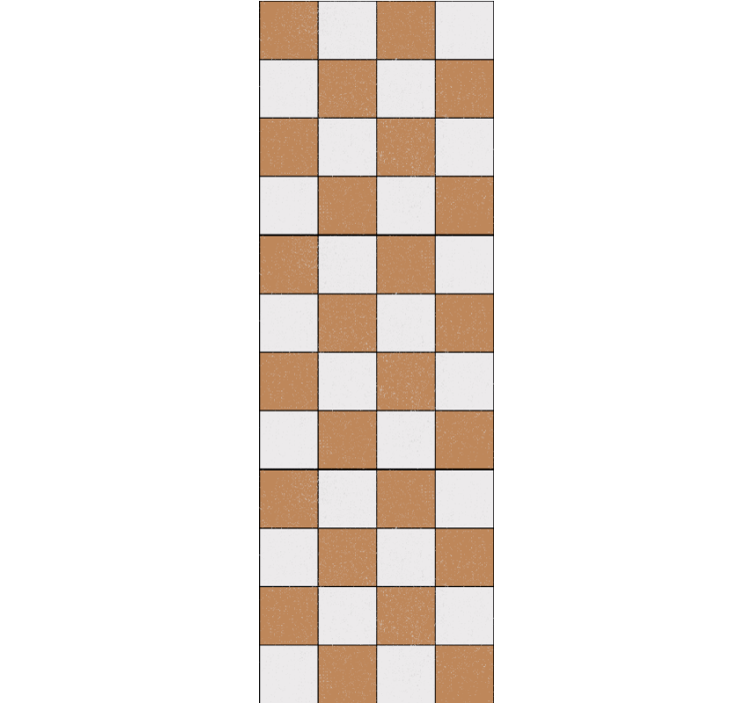 大都会风格的格子抽象壁纸 - TenStickers