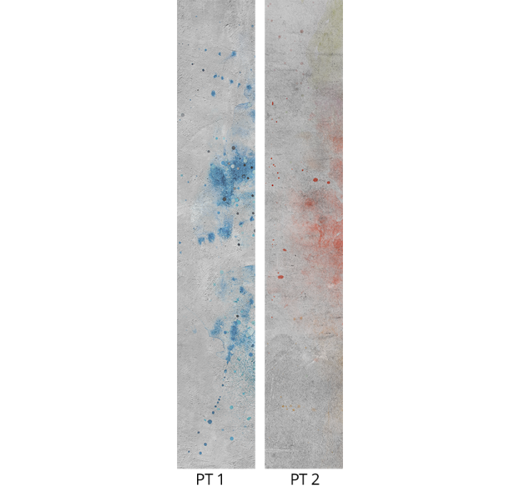 墙纸装饰抽象水花图案 - TenStickers