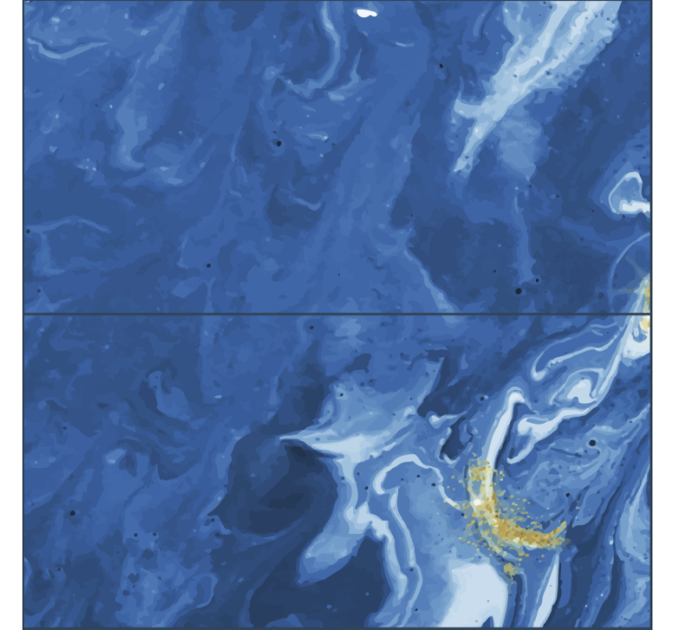 蓝色石头主题壁纸 - TenStickers