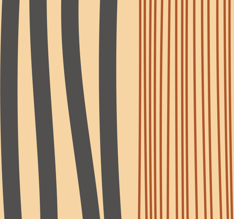 客厅装饰墙纸波西米亚条纹设计 - TenStickers