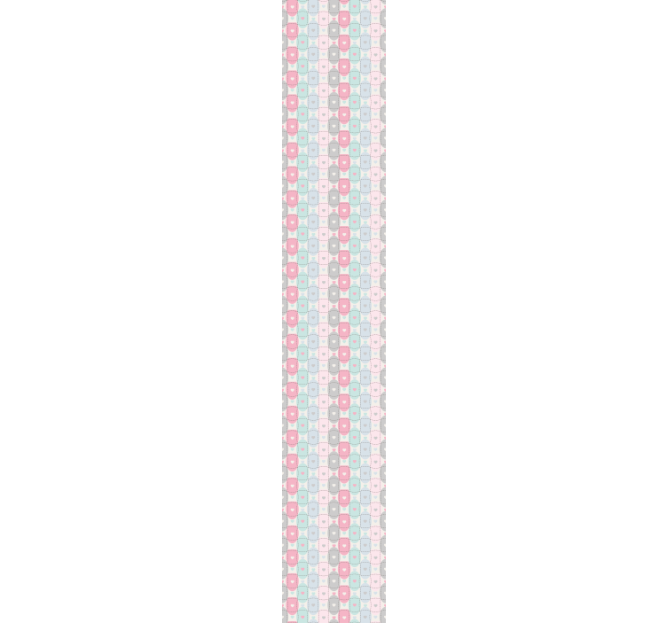 拼凑的心纹理壁纸 - TenStickers