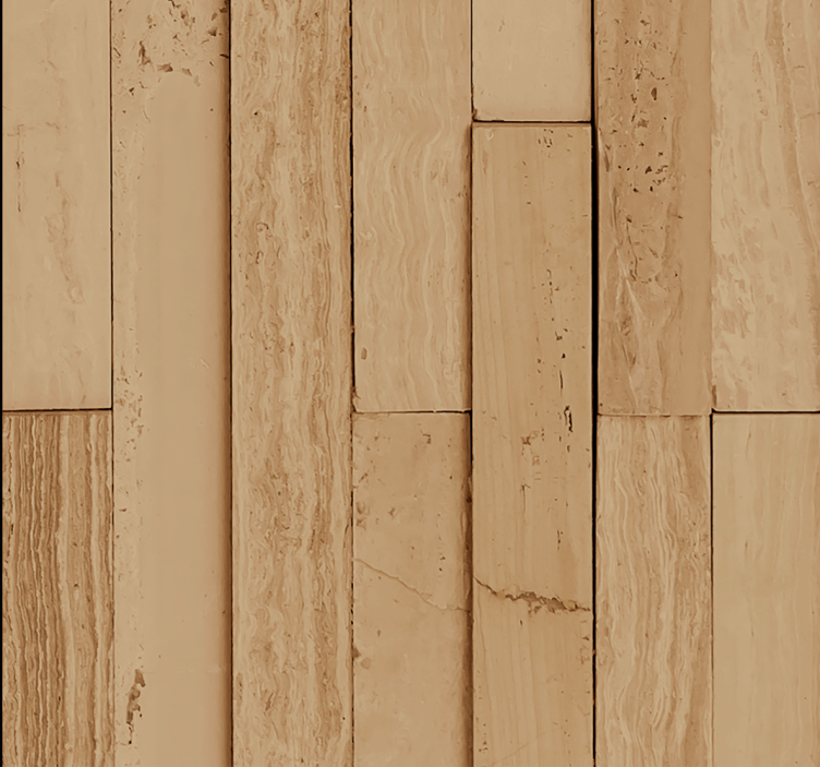 主卧墙纸 浅色橡木 - TenStickers