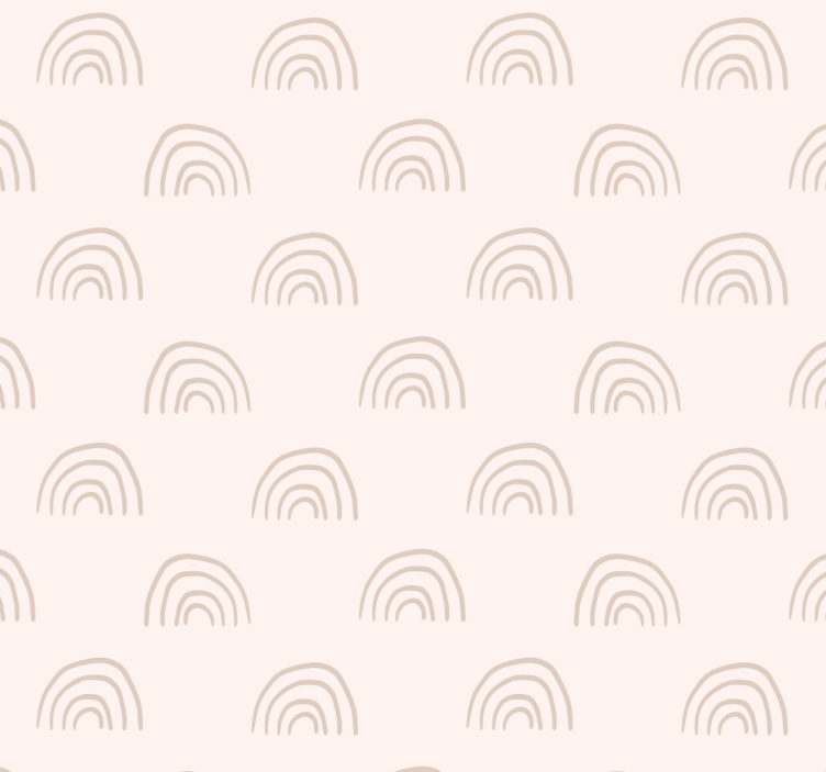 儿童壁纸 极简彩虹 - TenStickers