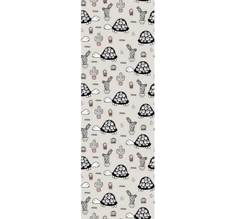 动物墙纸龟纹样式 - TenStickers