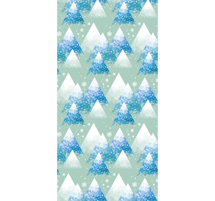 墙纸性能展现山地风景 - TenStickers