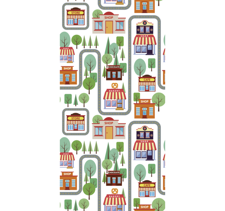 城市墙纸，迷人的城市风景 - TenStickers