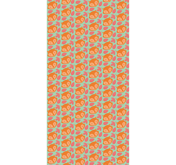 动物墙纸趣味鱼图案 - TenStickers