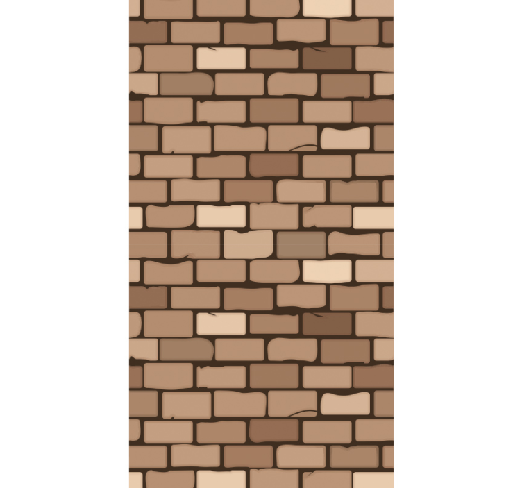 建筑墙纸现代砖纹理 - TenStickers