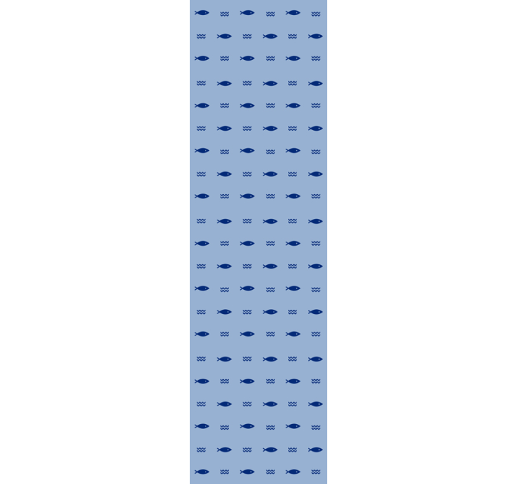 墙纸鱼水下蓝色图案 - TenStickers