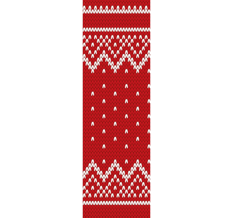 圣诞节典型模式客厅壁纸 - TenStickers