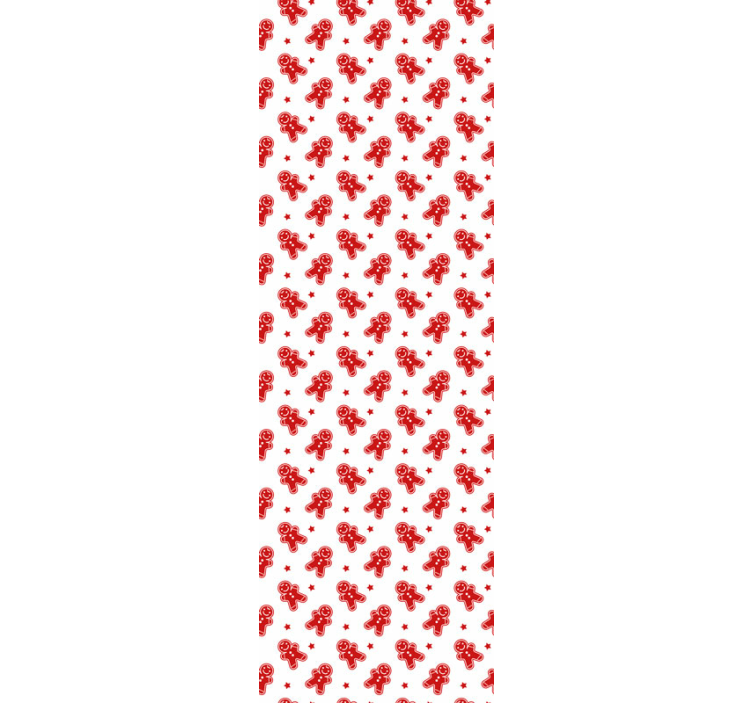 墙纸 圣诞 主题 节日姜饼图案 - TenStickers