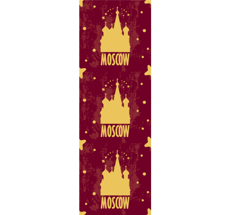 城市墙纸莫斯科地标设计 - TenStickers