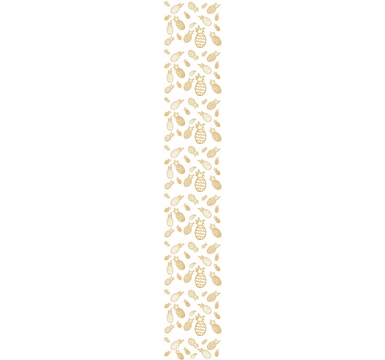 建筑墙纸热带菠萝设计 - TenStickers