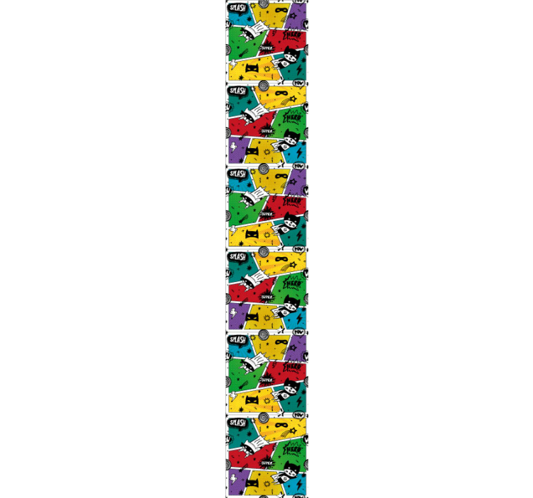 孩子房间墙纸适合卡通角色装饰 - TenStickers