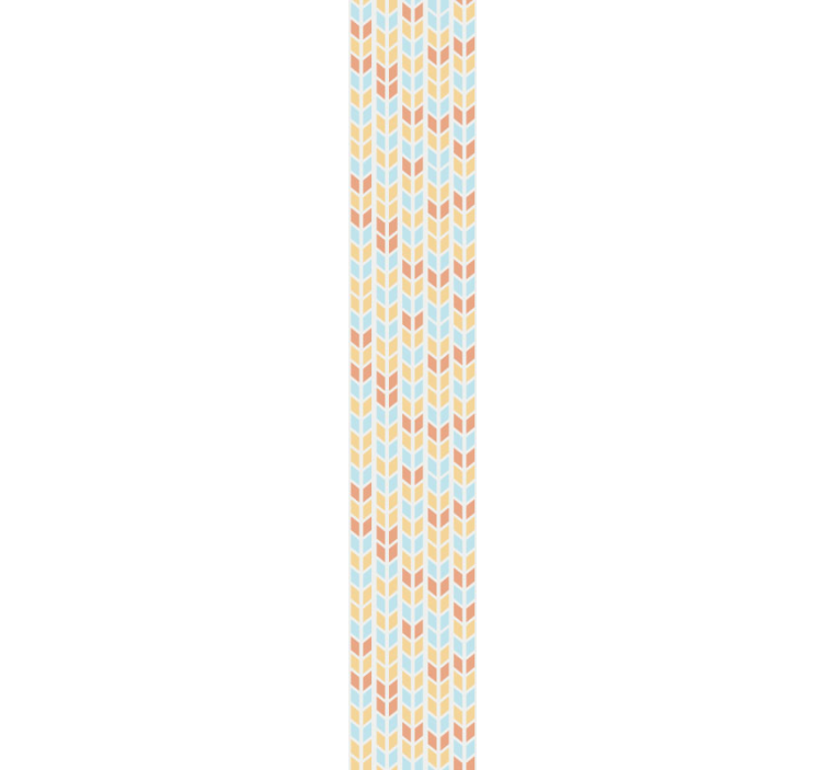 几何墙纸蓝色和米色箭头 - TenStickers