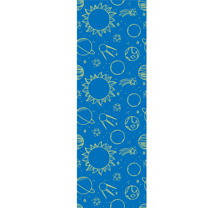 儿童壁纸 太空主题背景 - TenStickers