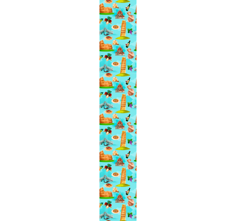 城市墙纸 意大利地标拼贴画 - TenStickers