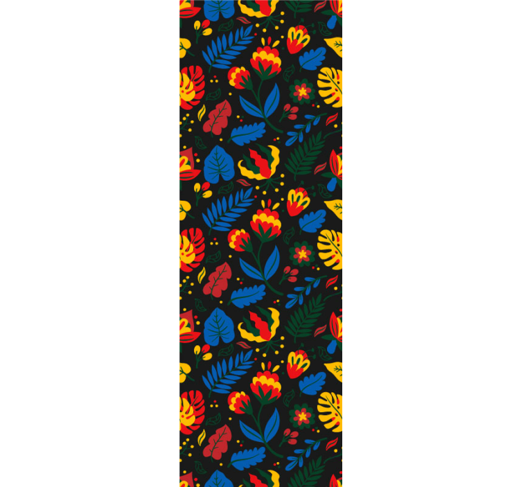 墙纸装饰 花叶图案 - TenStickers