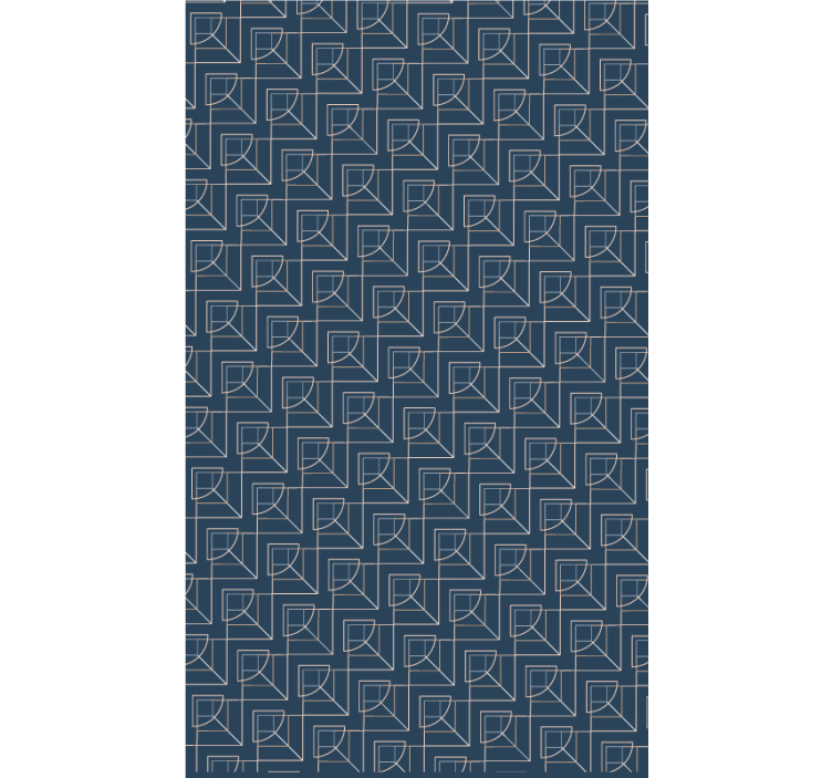 几何墙纸 几何形状设计 - TenStickers